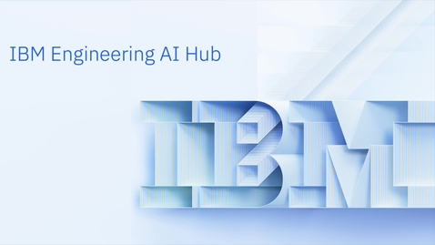 Thumbnail for IBM Engineering AI Hub Admin Console