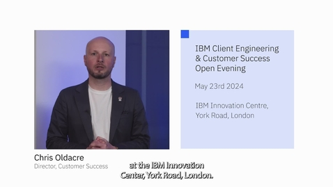 Thumbnail for entry Client Engineering and Customer Success Open Evening - London May 2024