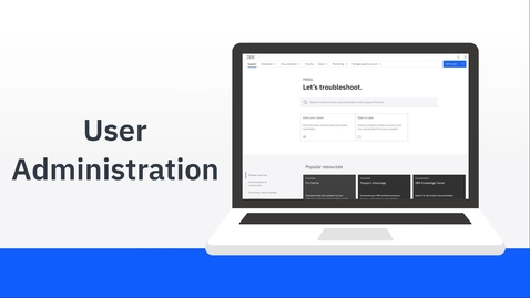 Thumbnail for User Administration