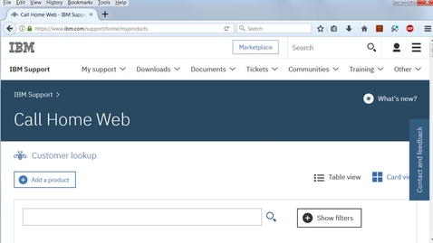 Thumbnail for Managing Your Systems in IBM Call Home Web