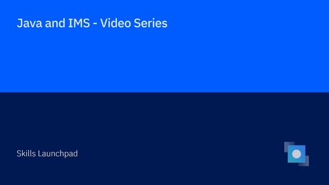 Thumbnail for entry Java on z/OS - Video 2