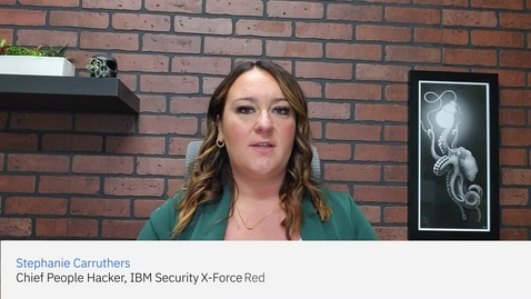 Thumbnail for entry IBM Security X-Force脅威インテリジェンス・インデックス2023の洞察：Stephanie Carruthers