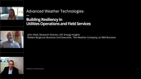 Thumbnail for entry Advanced Weather Tech: Building Resiliency in Utilities Operations and Field Services