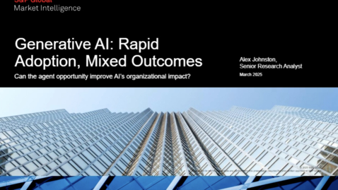 Thumbnail for Generative AI: Rapid Adoption, Mixed Outcomes