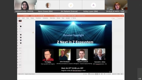 Thumbnail for IBM Z Ecosystem October Spotlight - Z Next in Z Ecosystem