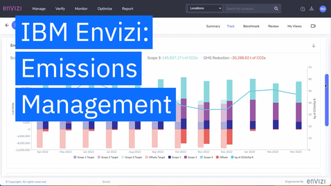 Thumbnail for IBM Enviziが温室効果ガス排出量の管理を簡素化する仕組み: デモ