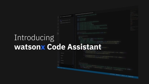 Thumbnail for watsonx Code Assistant Demo: Creating a New Frontend for a Java Application
