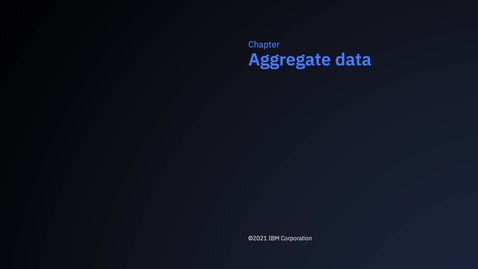 Thumbnail for entry SPSS Statistics Early Access Program - Aggregate data