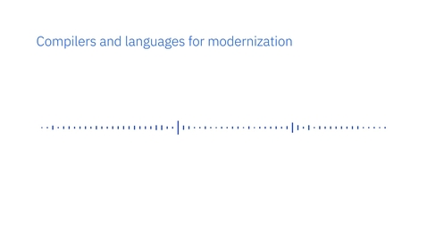 Thumbnail for Episode 1: Compilers and languages for modernization