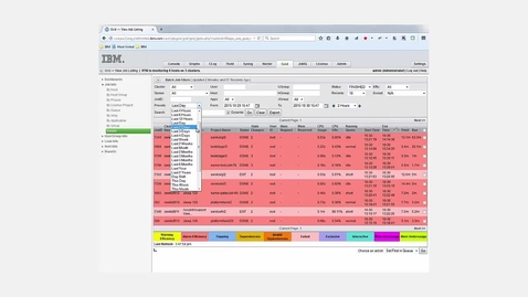 Thumbnail for entry IBM Spectrum Computing: Viewing IBM Spectrum LSF RTM 9.1.3 jobs