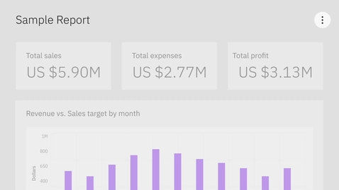 Thumbnail for Cognos UI Reporting V1b