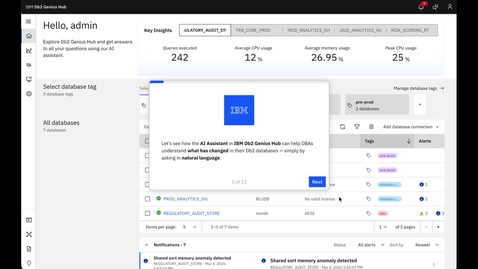 Thumbnail for [How-to] Db2 Genius Hub: Change Analysis