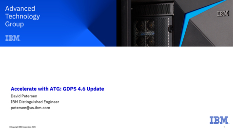 Thumbnail for IBM GDPS 4.6 Update - 05232023