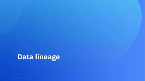 Thumbnail for entry Data lineage