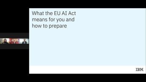 Thumbnail for entry What the EU AI Act means for you and how to prepare