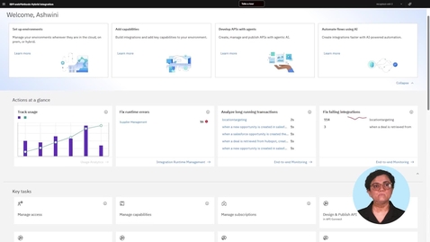 Thumbnail for IBM webMethods Hybrid Integration: Hybrid control plane and AI Integration assistance
