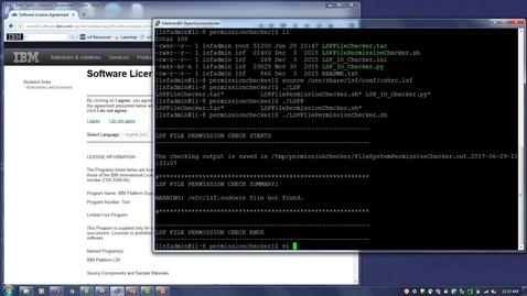 Thumbnail for entry IBM Spectrum LSF Permission Checker Tool