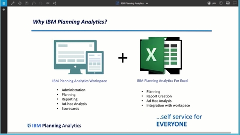 Thumbnail for entry IBM Planning Analytics for Microsoft Excel Spanish