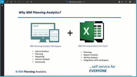 Thumbnail for IBM Planning Analytics for Microsoft Excel Spanish