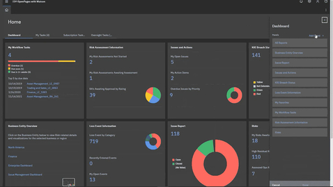 Thumbnail for entry IBM OpenPages Operational Risk Management: Demo