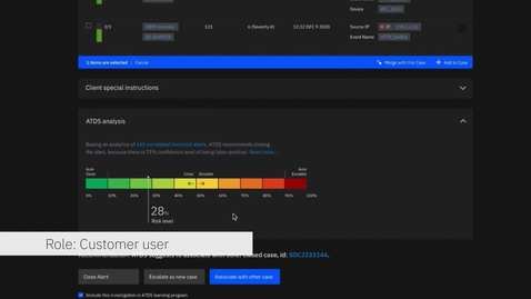 Thumbnail for entry IBM Security AI-enhanced triage &amp; detection for AWS