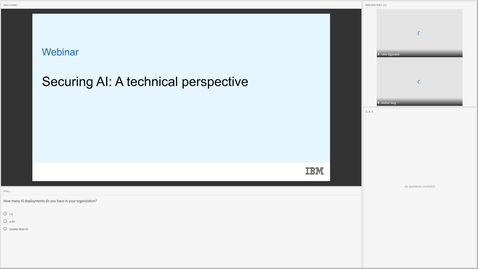 Thumbnail for Securing AI - A technical perspective