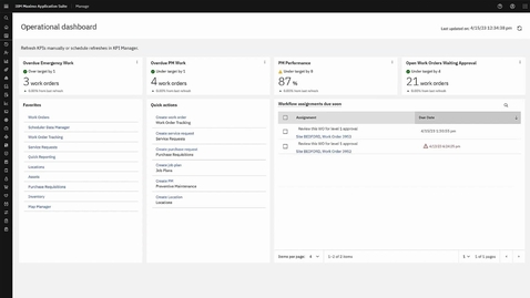 Thumbnail for entry IBM Maximo: maintenance management with preset dashboards