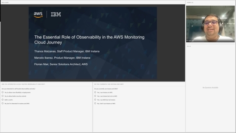 Thumbnail for The Essential Role of Observability in the AWS Monitoring Cloud Journey - Webinar