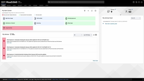 Thumbnail for IBM Security MaaS360 : gestione degli endpoint