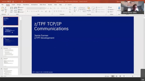 Thumbnail for entry z/TPF Internship: TCP/IP Communications