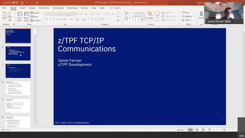 Thumbnail for z/TPF Internship: TCP/IP Communications
