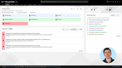 Thumbnail for entry Product demo: IBM Security MaaS360 