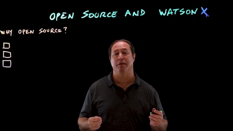 Thumbnail for Open Source in Action with watsonx