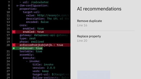 Thumbnail for API Connect: Built-in AI