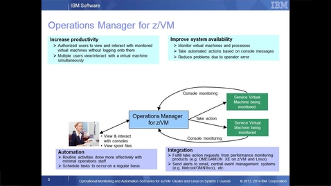 Thumbnail for Using Operations Manager for z/VM to View Live Consoles