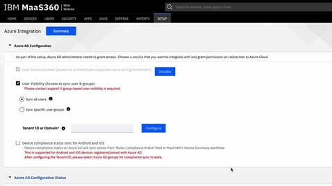 Thumbnail for IBM MaaS360: Integrating with Third-Parties