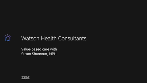 Thumbnail for entry Meet Susan, your healthcare consulting partner