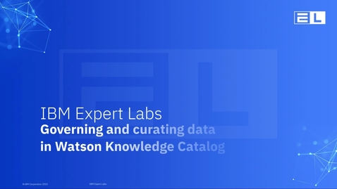 Thumbnail for entry IBM Watson Knowledge Catalog overview