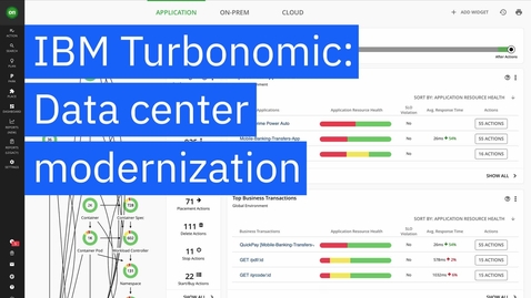 Thumbnail for Increase data center ROI with IBM Turbonomic
