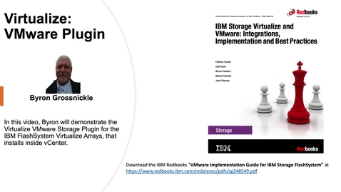 Thumbnail for IBM Storage Virtualize: VMware Plugin