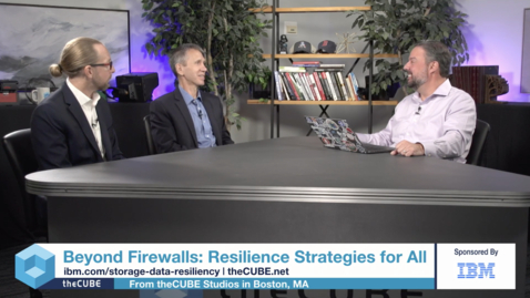 Thumbnail for entry theCube interview with Chris Vollmer &amp; Jeff Crume – Beyond Firewalls