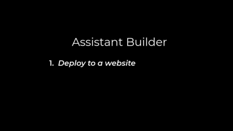 Thumbnail for IBM watsonx Orchestrate: Build an AI assistant