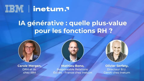 Thumbnail for L'IA et les Agents au service des RH : retour d'expériences