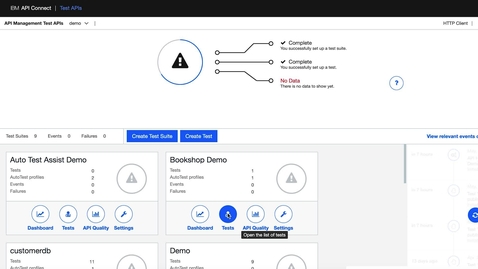 Thumbnail for entry IBM API Connect: Automated Test Generation with Smart Generation