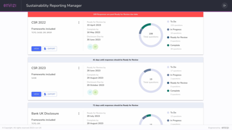 Thumbnail for entry ESG Reporting Frameworks from IBM Envizi