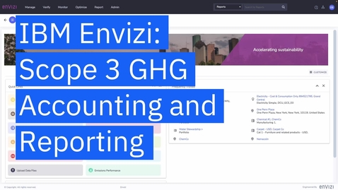 Thumbnail for entry Scope 3 GHG Accounting &amp; Reporting from IBM Envizi