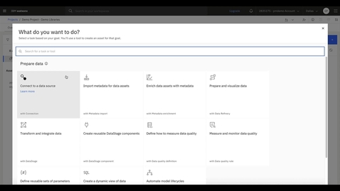 Thumbnail for Streamlined connections and metadata import