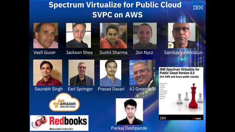 Thumbnail for IBM Spectrum Virtualize for Public Cloud V8.5 installation on AWS