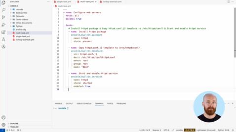Thumbnail for Accelerate Ansible Playbook Creation with IBM Watsonx Code Assistant