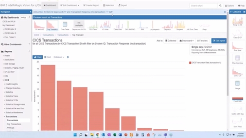 Thumbnail for Troubleshooting WLM Missed Goals with CICS Transaction Data - WLM Service Class Goals (72.3) and CICS Transactions (110.1)